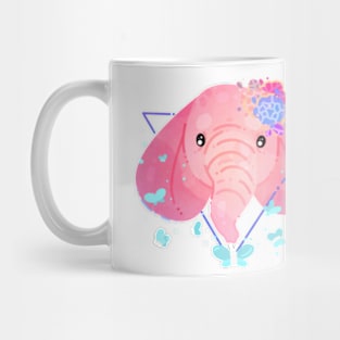 Pink Elephant Mug